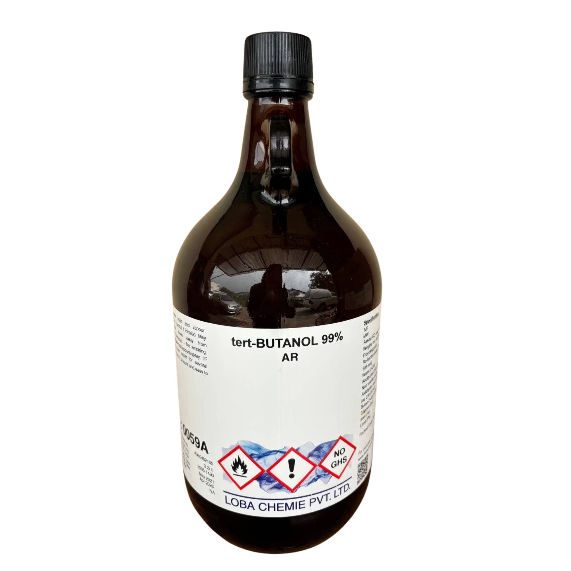 tert-Butanol 99%, AR/ACS 2.5 L. Loba Chemie™