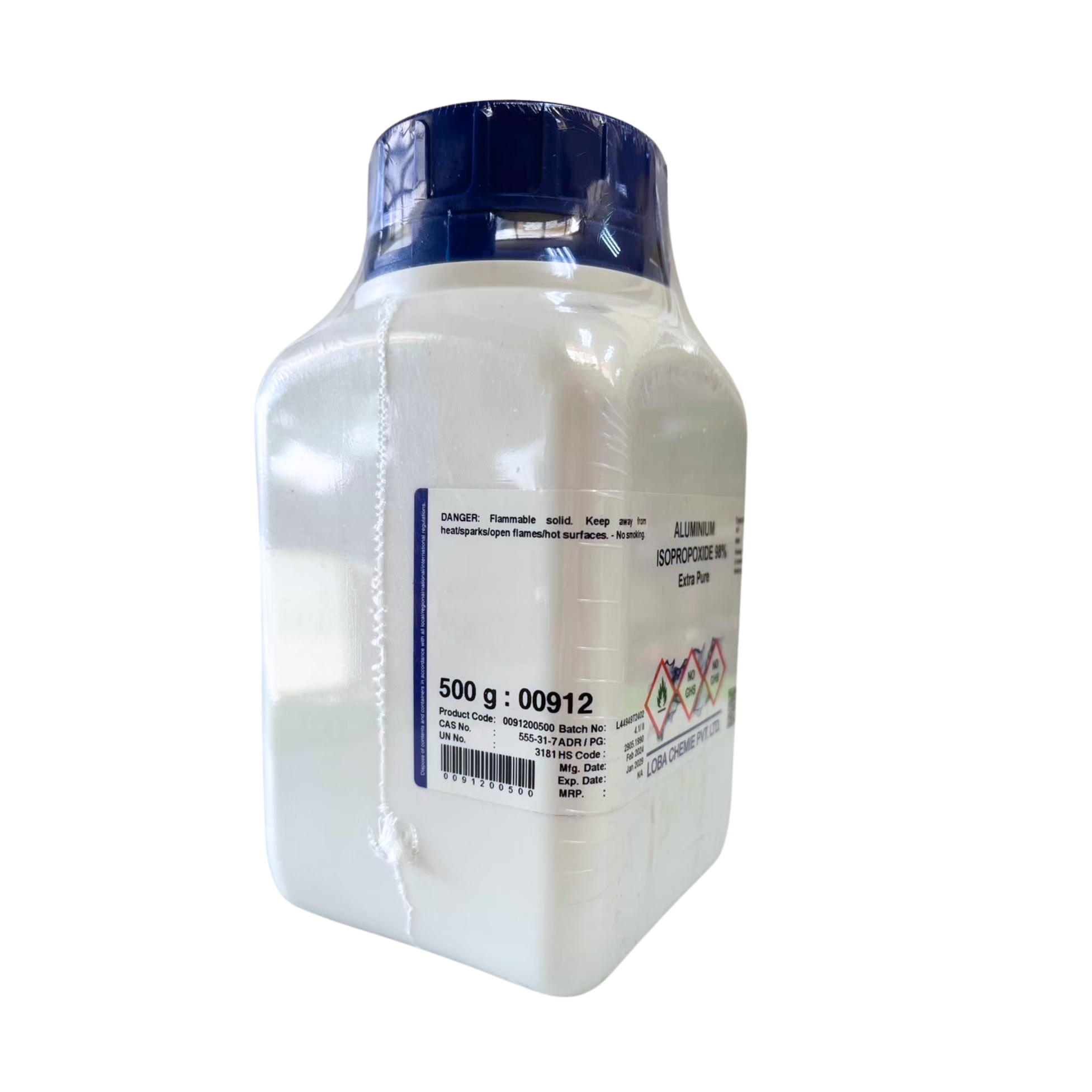 Aluminium Isopropoxide 98%, Extra Pure 500 g. Loba Chemie™