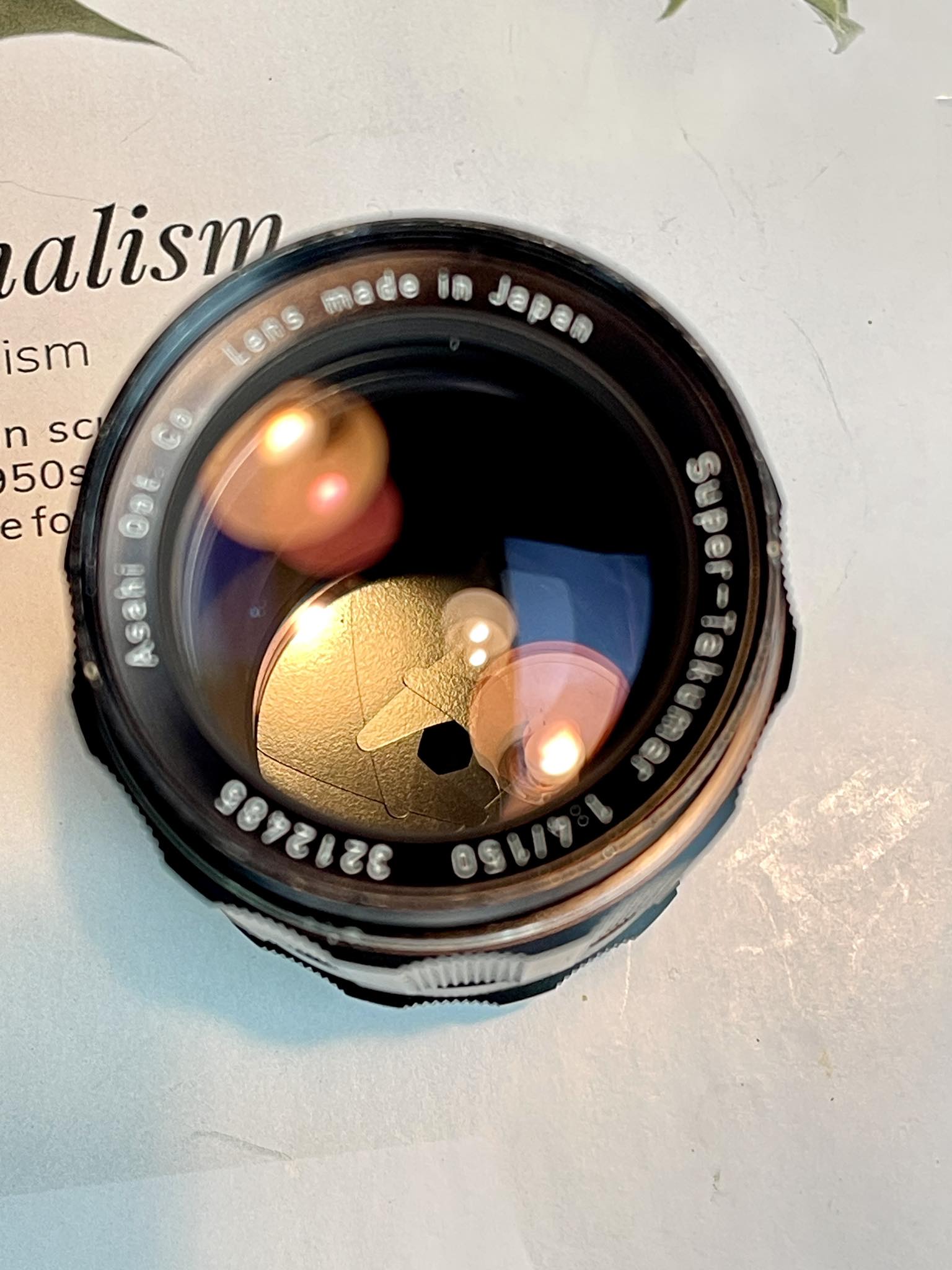 SUPER TAKUMAR 150MM.F4 M42 MOUNT