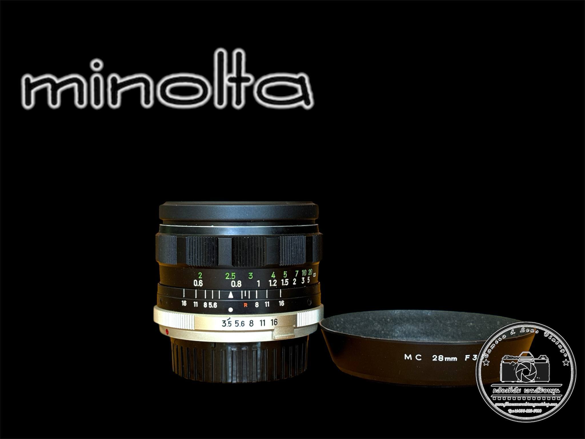 MINOLTA MC W.ROKKOR-SG 28MM.F3.5 MD MOUNT