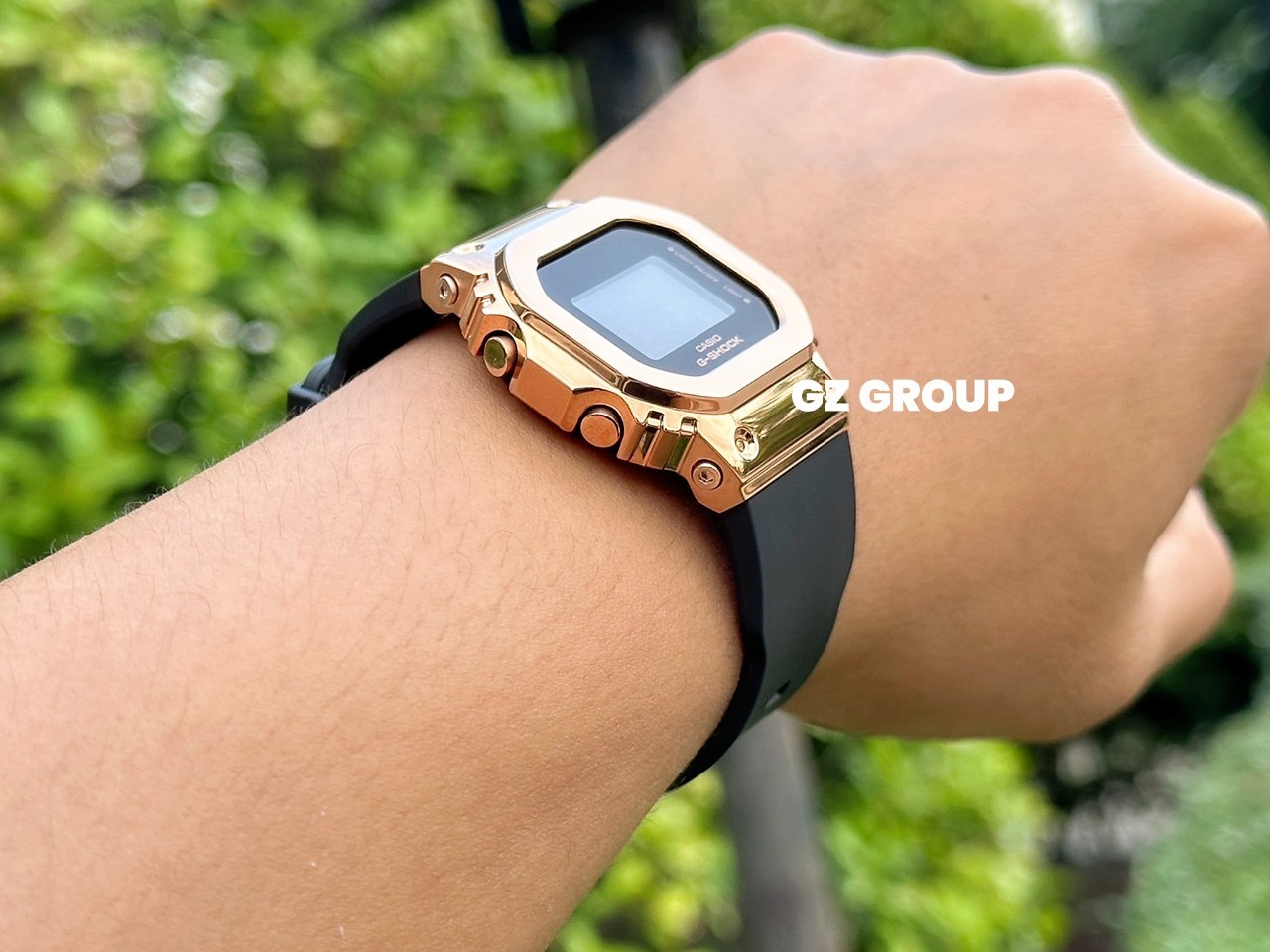 CASIO MID YEAR SALE G-SHOCK พร้อมส่ง นาฬิกาข้อมือ นาฬิกากันน้ำ นาฬิกาของแท้ ประกันศูนย์ CMG 1 ปี รุ่น GM-S5600PG-1 นาฬิกาสีดำ