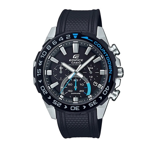 CASIO EDIFICE นาฬิกาข้อมือ นาฬิกากันน้ำ นาฬิกาของแท้ ประกันศูนย์ CMG 1 ปี รุ่น EFS-S550PB-1A นาฬิกาสีดำ