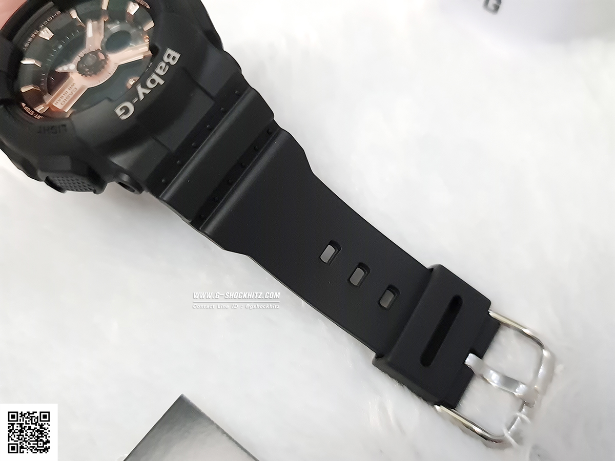 CASIO BABY-G นาฬิกาข้อมือ นาฬิกากันน้ำ นาฬิกาของแท้ ประกันศูนย์ CMG 1 ปี รุ่น BA-110RG-1A นาฬิกาสีดำ