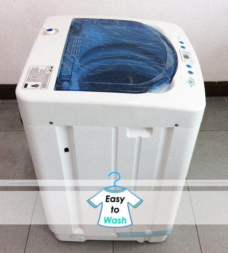 เครื่องซักผ้ามินิ EasytoWash 2.5 KG รุ่นอัตโนมัติ 100% กดปุ่มเดียว รอตากได้เลย ไม่ต้องเฝ้า