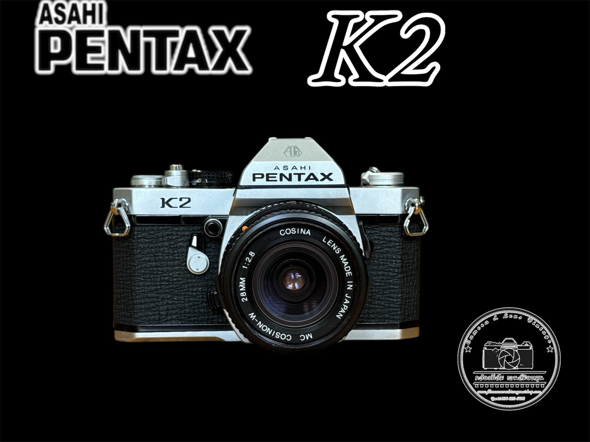 ASAHI PENTAX K2 COSINA MC COSINON-W 28MM.F2.8