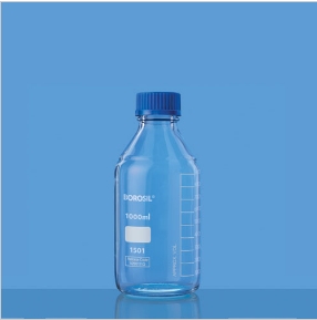 BOROSIL® Reagent Bottle GL45 ขวดเก็บตัวอย่าง ฝาเกลียวพลาสติก แก้วสีใส