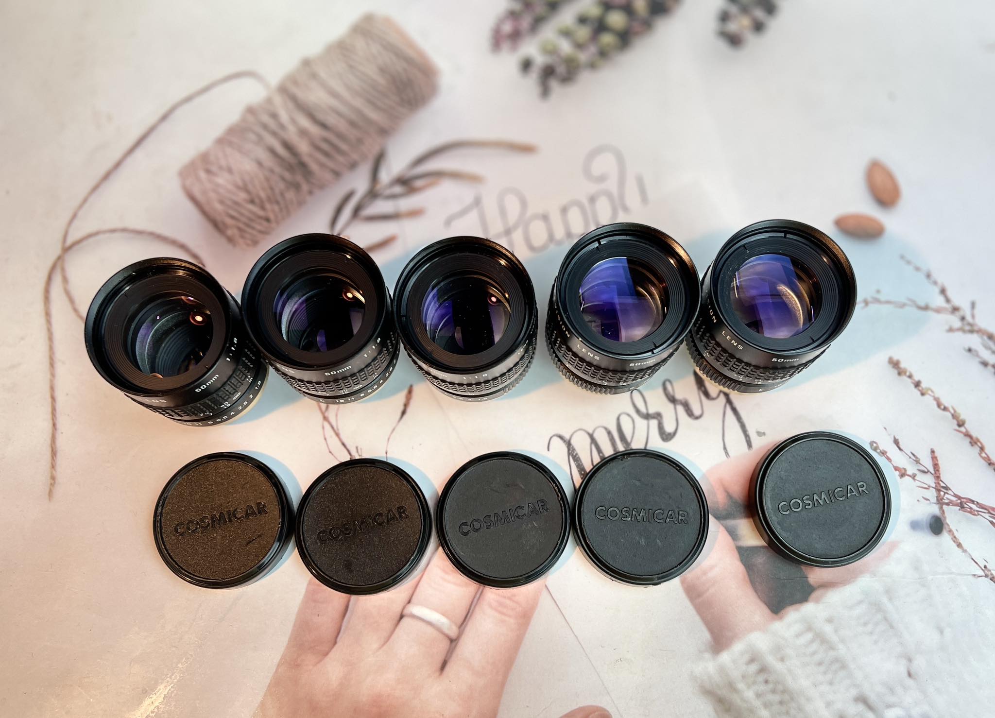 COSMICA TELEVISION LENS 50MM.F1.8 C MOUNT