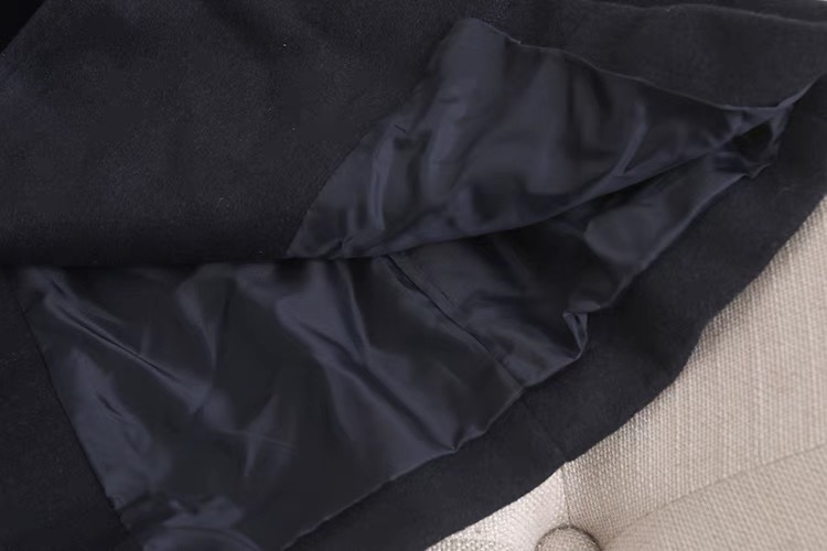 เสื้อโค้ท เสื้อกันหนาว โค้ทวูล แต่งฮู้ด แบรนด์ Stradivarius สำเนา สำเนา เทา/ดำ