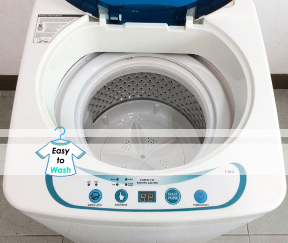 เครื่องซักผ้ามินิ EasytoWash 2.5 KG อัตโนมัติ 100%