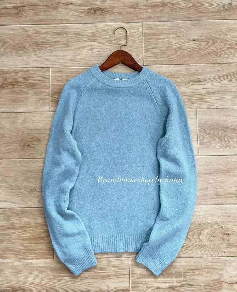 H&m เสื้อคลุมไหมพรม กันหนาวไหมพรม เนื้อไหม นุ่ม สวย H&M