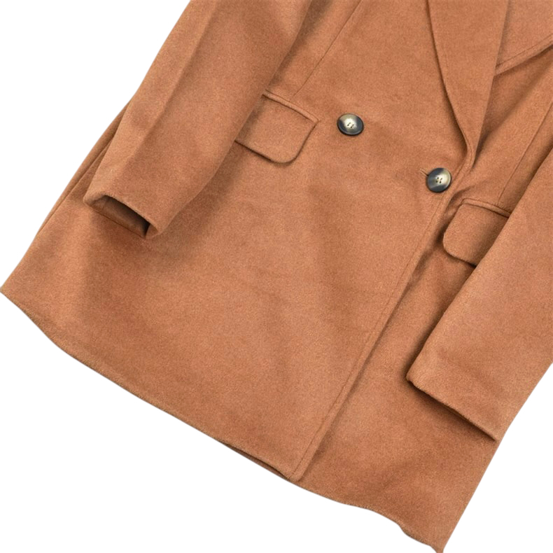 Love tree เสื้อโค้ทกันหนาว เสื้อกันหนาว overcoat โค้ทวูล สีcamel belt coat สีครีมเบจ แบรนด์ RIVER ISLAND Camel