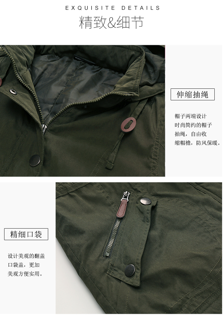SLY เสื้อฮู้ด เสื้อโค้ทกันหนาว สีเขียว แบรนด์ SLY มีปลายแขนกันลมด้านใน งานสวยพรีเมี่ยมมากค่ะ สำเนา เขียว