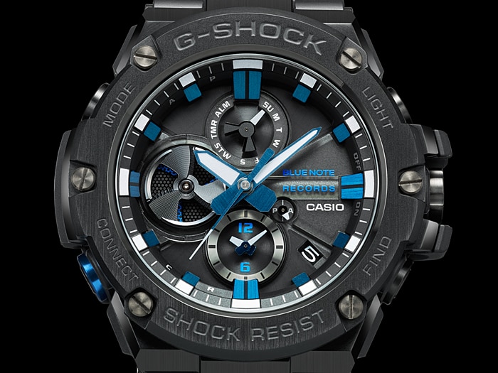 CASIO G-SHOCK นาฬิกาข้อมือ นาฬิกากันน้ำ นาฬิกาของแท้ ประกันศูนย์ CMG 1 ปี รุ่น GST-B100BNR-1A นาฬิกาสีดำ