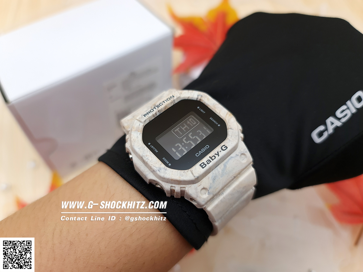 CASIO BABY-G นาฬิกาข้อมือ นาฬิกากันน้ำ นาฬิกาของแท้ ประกันศูนย์ CMG 1 ปี รุ่น BGD-560WM-5 นาฬิกาสีน้ำตาล