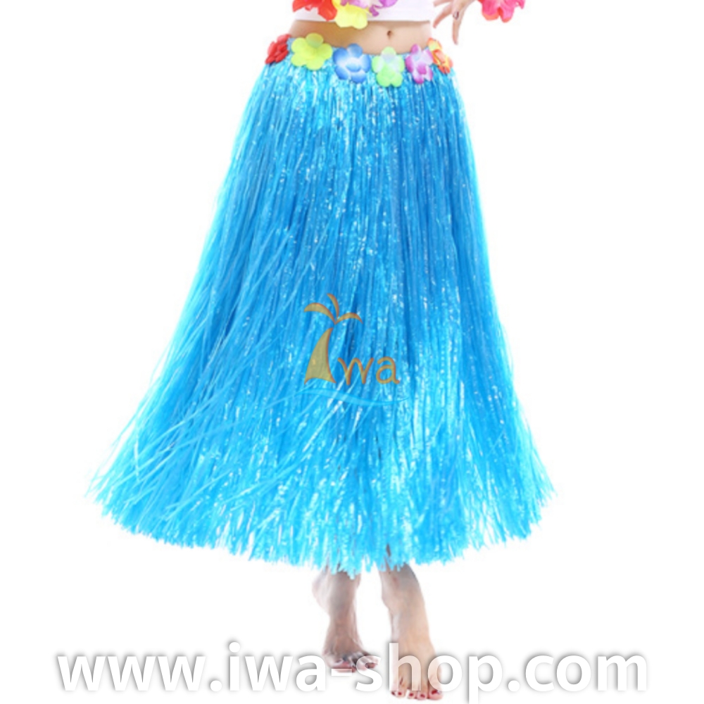 ฟ้ายาว 80 cm กระโปรงฮาวายเชือกฟาง หนาพิเศษ กระโปรงฟางอย่างดี กระโปรงเชือกฟางฟูๆ ชุดฮาวาย กระโปรงฟาง ชุดฮาวาย เชือกฟาง กระโปรงฮูลาฮูล่า ระบำชายหาด ระบำฮาวาย ชุดแฟนซีทะเล