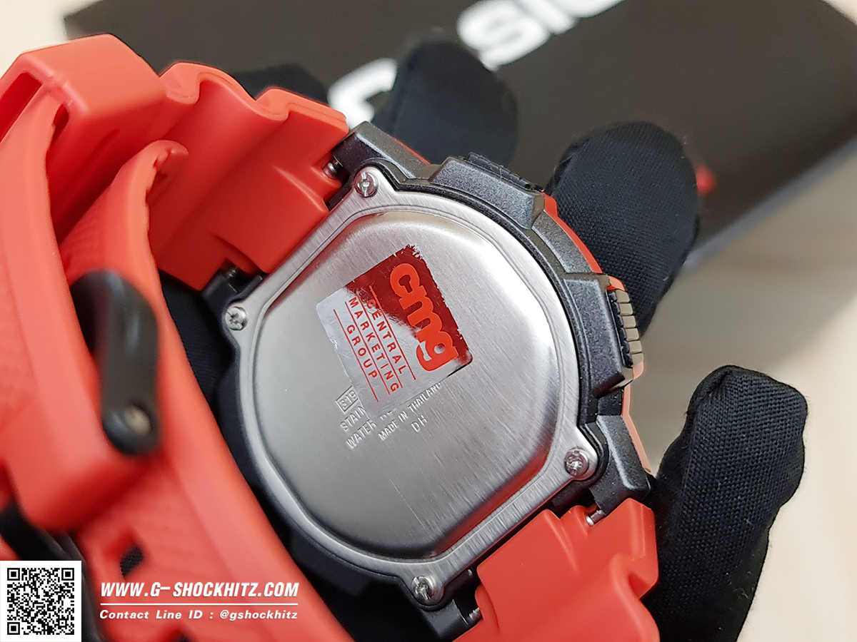 CASIO นาฬิกาคาสิโอ นาฬิกาข้อมือ นาฬิกากันน้ำ นาฬิกาของแท้ ประกันศูนย์ CMG 1 ปี รุ่น AE-1000W-4A นาฬิกาสีแดง
