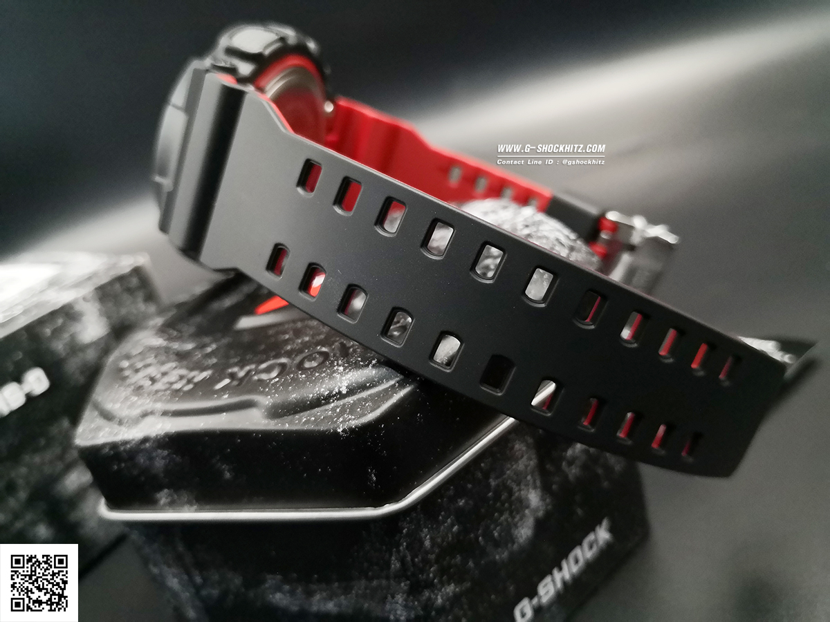 CASIO MID YEAR SALE G-SHOCK นาฬิกาข้อมือ นาฬิกากันน้ำ นาฬิกาของแท้ ประกันศูนย์ CMG 1 ปี รุ่น GA-110HR-1A นาฬิกาสีดำ