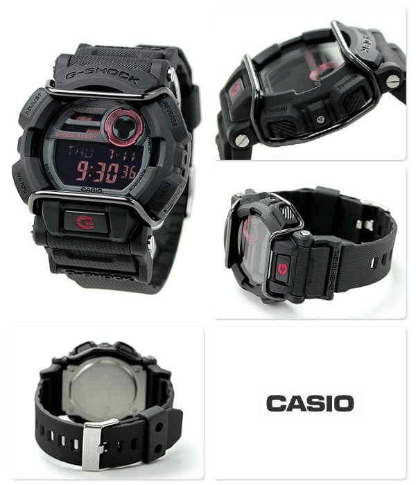 CASIO G-SHOCK นาฬิกาข้อมือ นาฬิกากันน้ำ นาฬิกาของแท้ ประกันศูนย์ CMG 1 ปี รุ่น GD-400-1 นาฬิกาสีดำ
