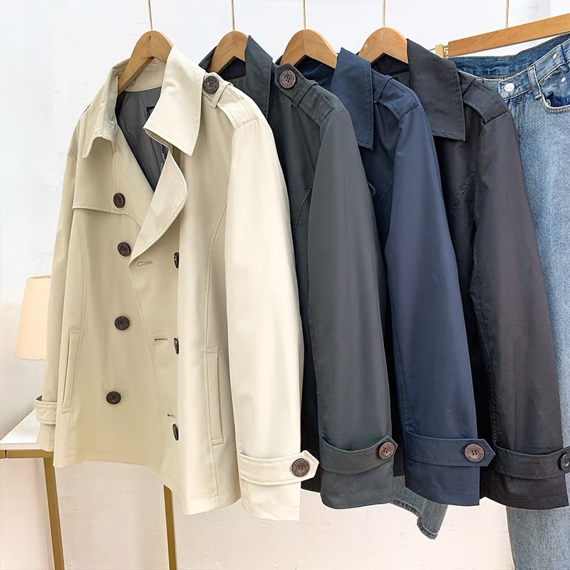 เสื้อนอก เสื้อคลุม เนื้อผ้า Teylene 100% สีดำ แบรนด์ EVERTEK