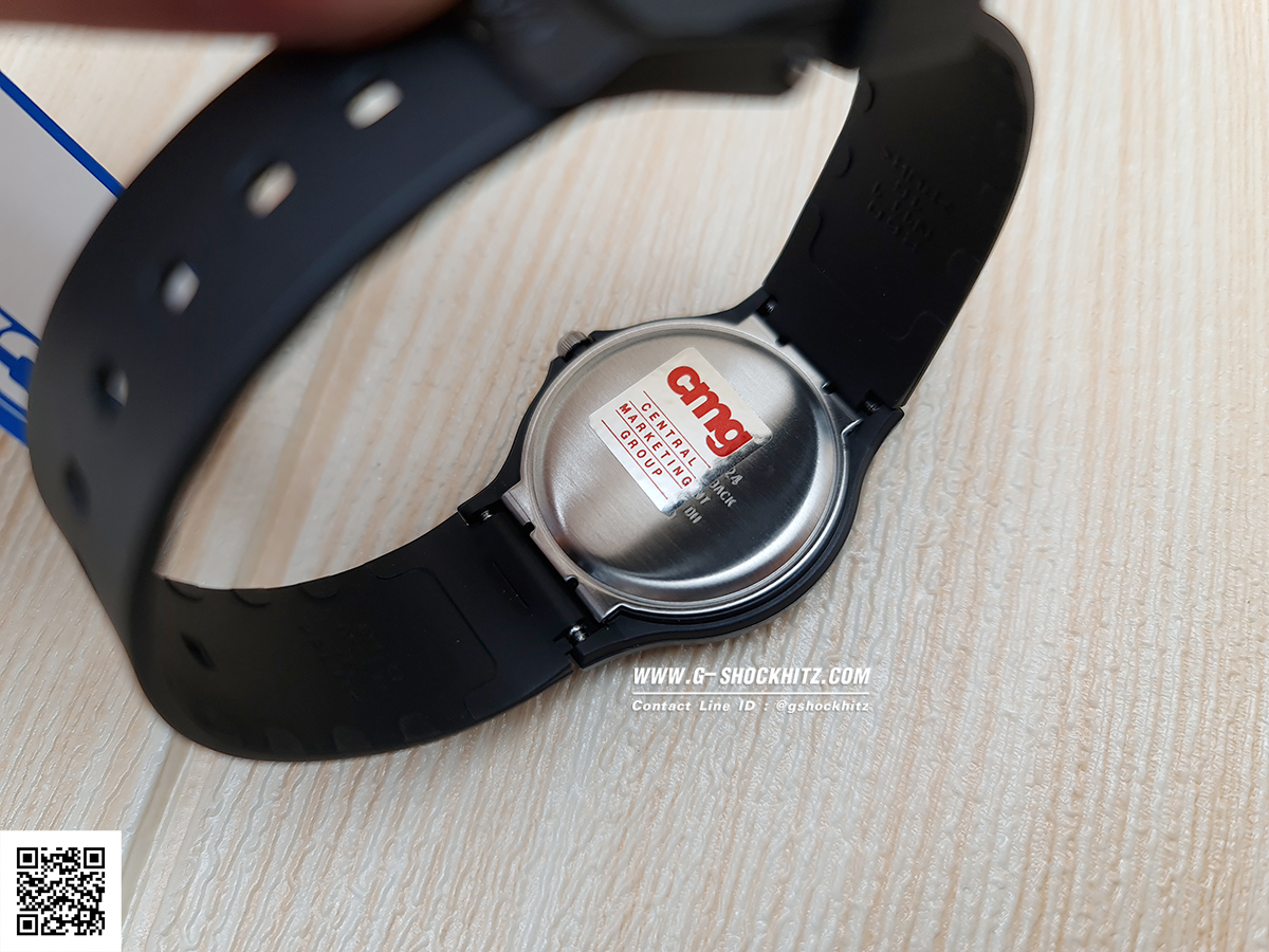 CASIO นาฬิกาคาสิโอ นาฬิกาข้อมือ นาฬิกากันน้ำ นาฬิกาของแท้ ประกันศูนย์ CMG 1 ปี รุ่น MQ-24-7B2 นาฬิกาสีดำ