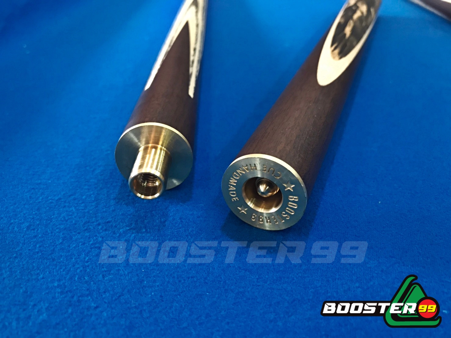 [MB08] ไม้คิว 2ท่อน จำปาแหลม 5จำปา (ป้ายดำ)