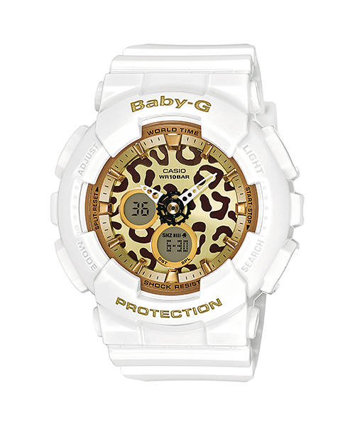 CASIO BABY-G นาฬิกาข้อมือ นาฬิกากันน้ำ นาฬิกาของแท้ ประกันศูนย์ CMG 1 ปี รุ่น BA-120LP-7A2 นาฬิกาสีขาว