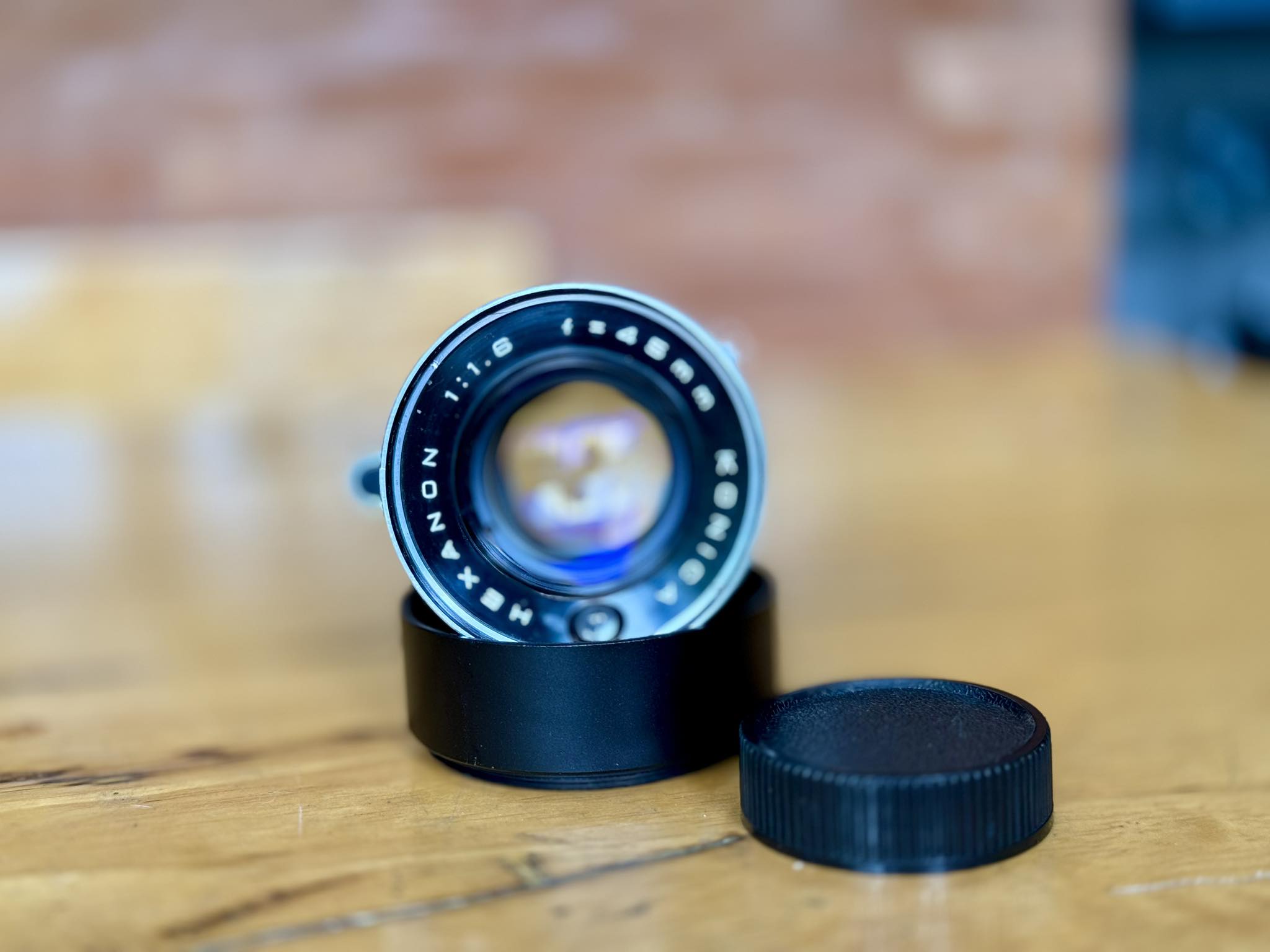 KONICA HEXANON 45MM.F1.6 MODIFIED M39 MOUNT (RF COULPING)