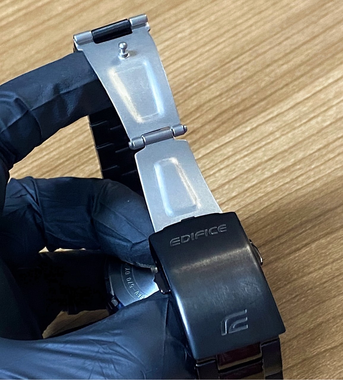 CASIO EDIFICE นาฬิกาข้อมือ นาฬิกากันน้ำ นาฬิกาของแท้ ประกันศูนย์ CMG 1 ปี รุ่น EFV-570DC-1A นาฬิกาสีดำ