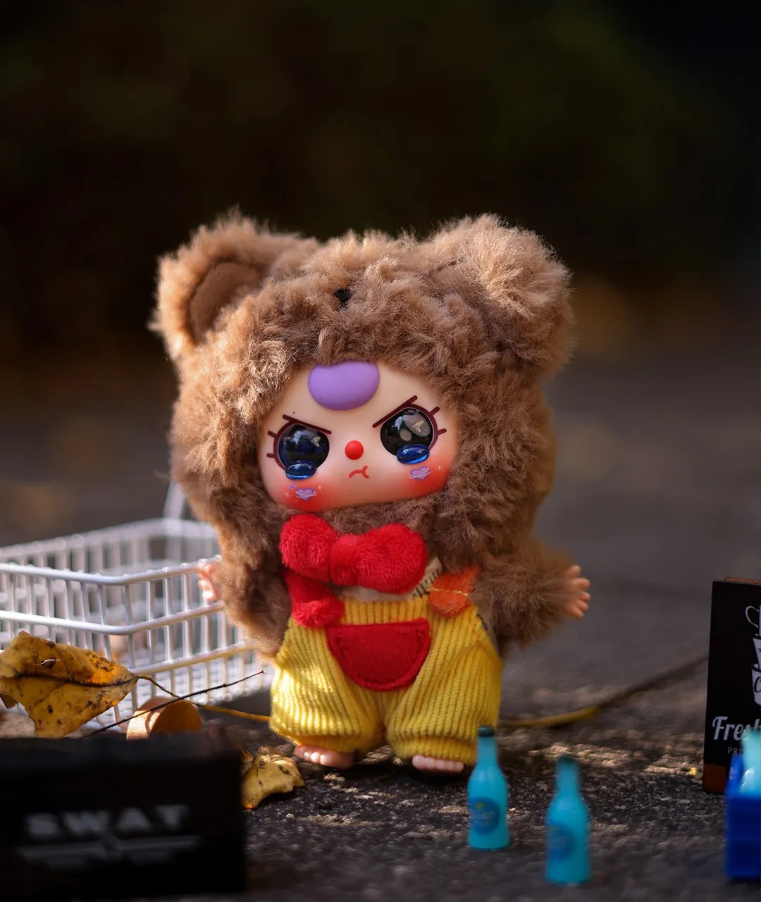 กล่องสุ่มBABY THREE LITTLE CUTIE พวงกุญแจเบบี้ทรีชุดนอนสัตว์มินิ Cute lucky bag