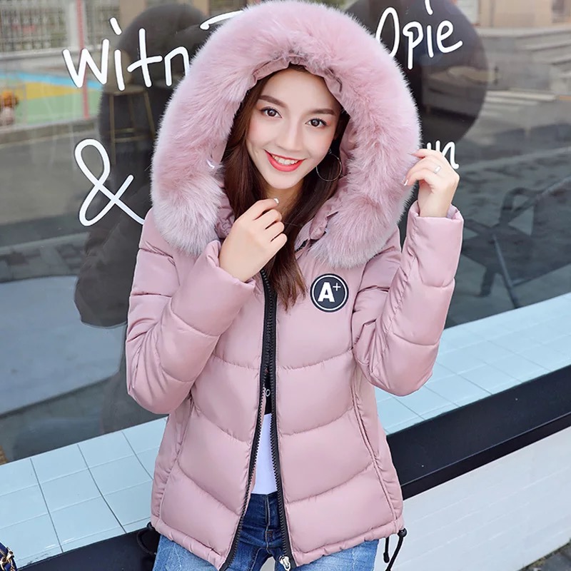 เสื้อกันหนาว กันหนาวฮูท บุนวมสีดำ แต่งเฟอร์ (ขนเฟอร์ถอดได้คะ) Size L/XL/XXLI ดำ