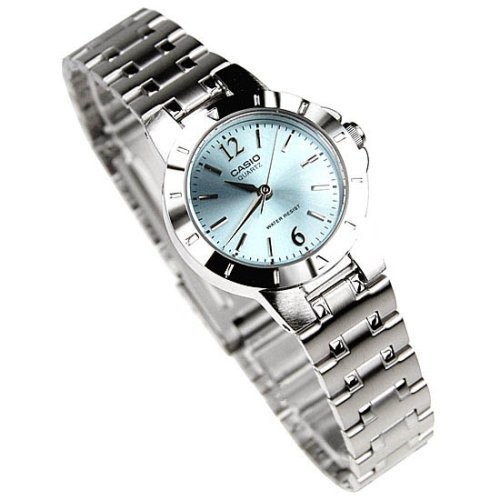 CASIO นาฬิกาคาสิโอ นาฬิกาข้อมือ นาฬิกากันน้ำ นาฬิกาของแท้ ประกันศูนย์ CMG 1 ปี รุ่น LTP-1177A-3A นาฬิกาสีเงิน