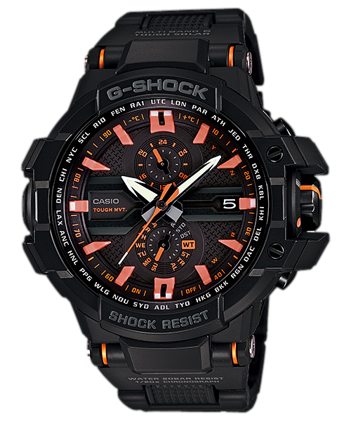 CASIO G-SHOCK นาฬิกาข้อมือ นาฬิกากันน้ำ นาฬิกาของแท้ ประกันศูนย์ CMG 1 ปี รุ่น GW-A1000FC-1A4 นาฬิกาสีดำ