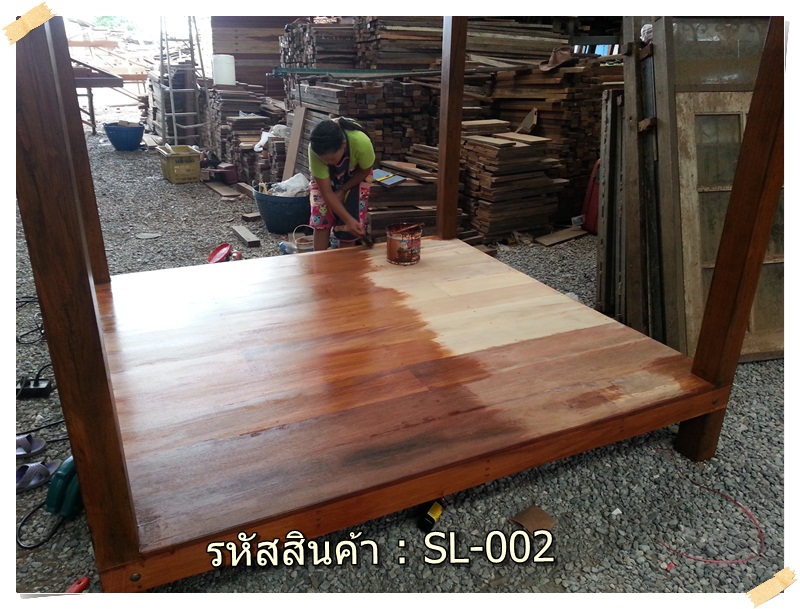 รหัสสินค้า SL-002 : ศาลาบาหลี เสาเหลี่ยม ขนาด 2 X2 X 3 เมตร