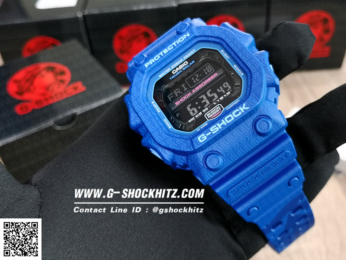 CASIO G-SHOCK นาฬิกาข้อมือ นาฬิกากันน้ำ นาฬิกาของแท้ ประกันศูนย์ CMG 1 ปี รุ่น GX-56SGZ-2 นาฬิกาสีน้้ำเงิน