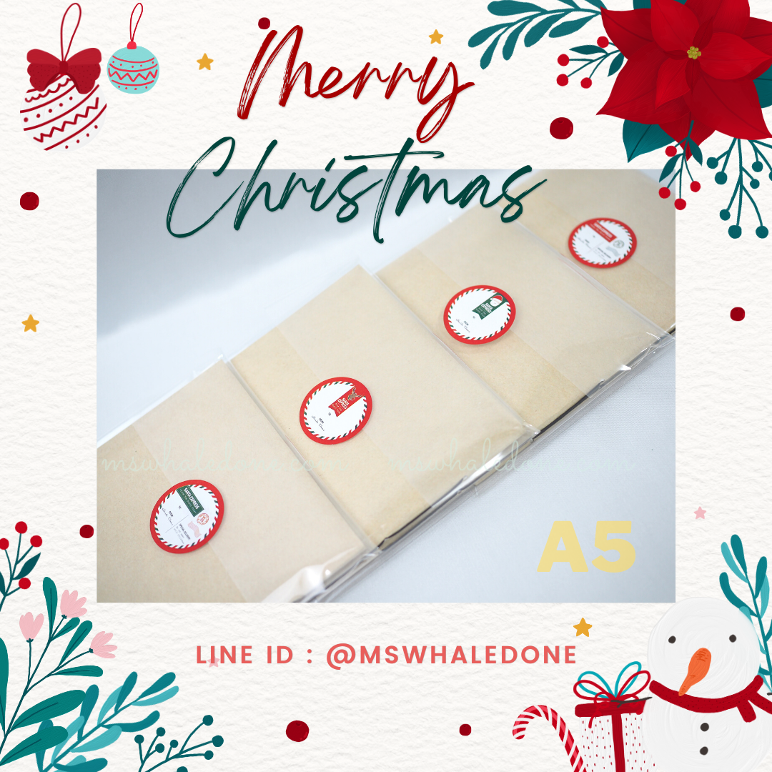 (ซื้อ4แถม1คละได้) ฟรี! แพคพร้อมแจกเทศกาลต่างๆ สมุดปกคราฟA6/A5 ไส้ในไม่มีเส้น/มีเส้น/จุด(เลือกได้) ปกไม่มีลาย กระดาษไส้ในถนอมสายตา แฮนเมด เย็บเชือก