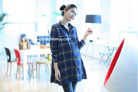 เสื้อเชิ้ตคลุมท้องลายสก็อต มีหลายโทนสี