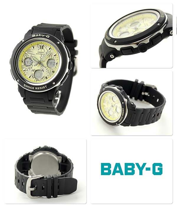 CASIO BABY-G นาฬิกาข้อมือ นาฬิกากันน้ำ นาฬิกาของแท้ ประกันศูนย์ CMG 1 ปี รุ่น BGA-150F-1A นาฬิกาสีดำ