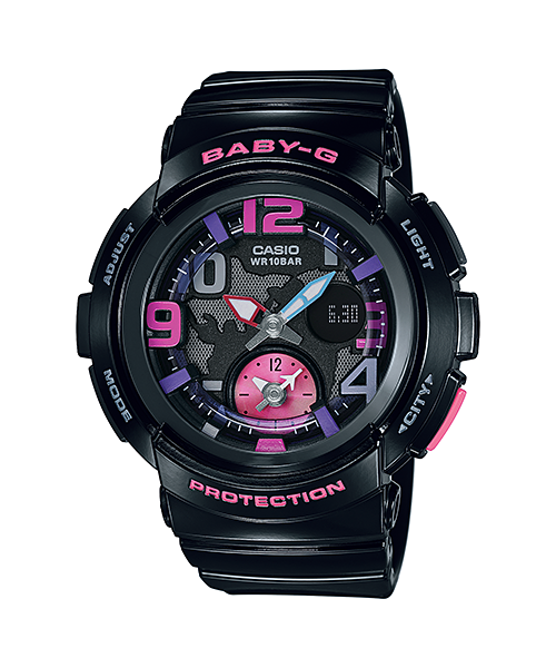 CASIO BABY-G นาฬิกาข้อมือ นาฬิกากันน้ำ นาฬิกาของแท้ ประกันศูนย์ CMG 1 ปี รุ่น BGA-190-1B นาฬิกาสีดำ