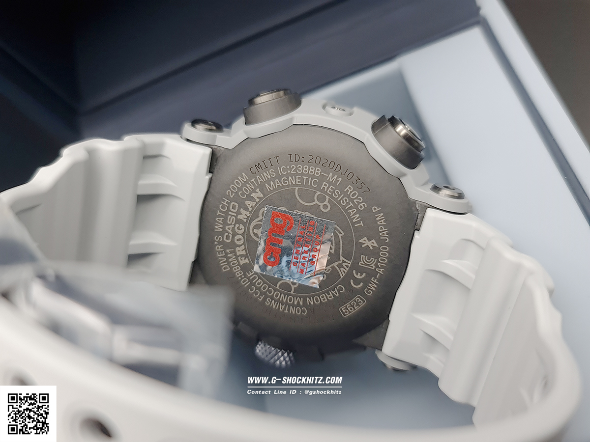 CASIO G-SHOCK นาฬิกาข้อมือ นาฬิกากันน้ำ นาฬิกาของแท้ ประกันศูนย์ CMG 1 ปี รุ่น GWF-A1000RN-8A นาฬิกาสีเทา