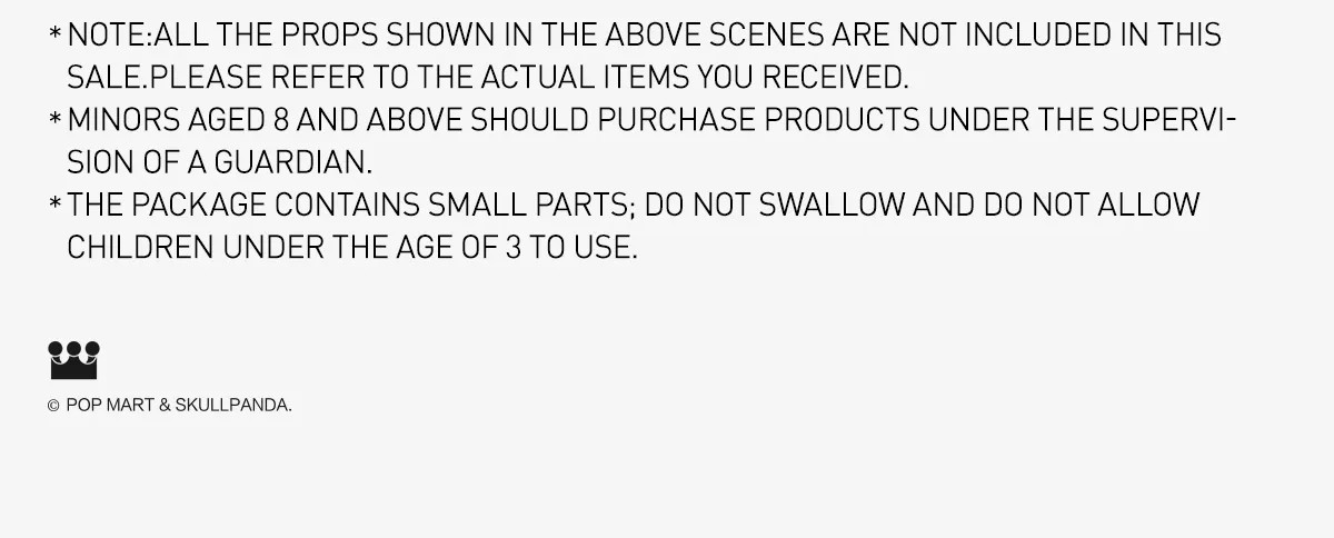 POPMART SKULLPANDA Image Of Reality Series PU Bag ดำ