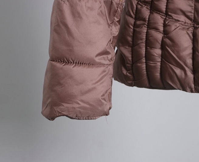 MAREZZI เสื้อกันหนาว เสื้อฮู้ดเฟอร์ บุนวมอุ่น แบรนด์ Marezzi (padded puffer coat) ดำ