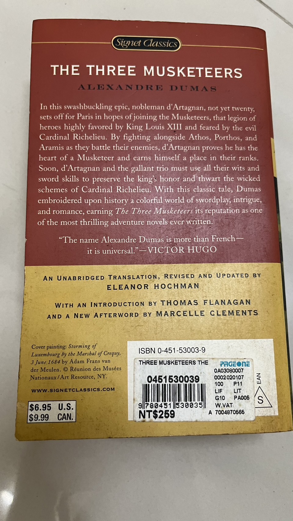 หนังสือมือสองถาษาอังกฤษ The Three Muskeeteers
