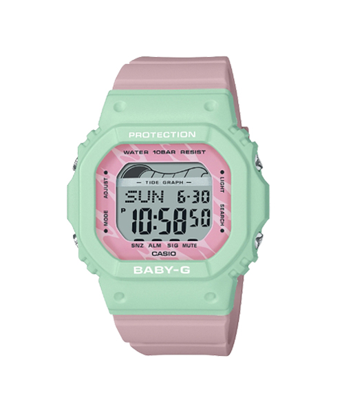 CASIO BABY-G นาฬิกาข้อมือ นาฬิกากันน้ำ นาฬิกาของแท้ ประกันศูนย์ CMG 1 ปี รุ่น BLX-565-3 นาฬิกาสีเขียว