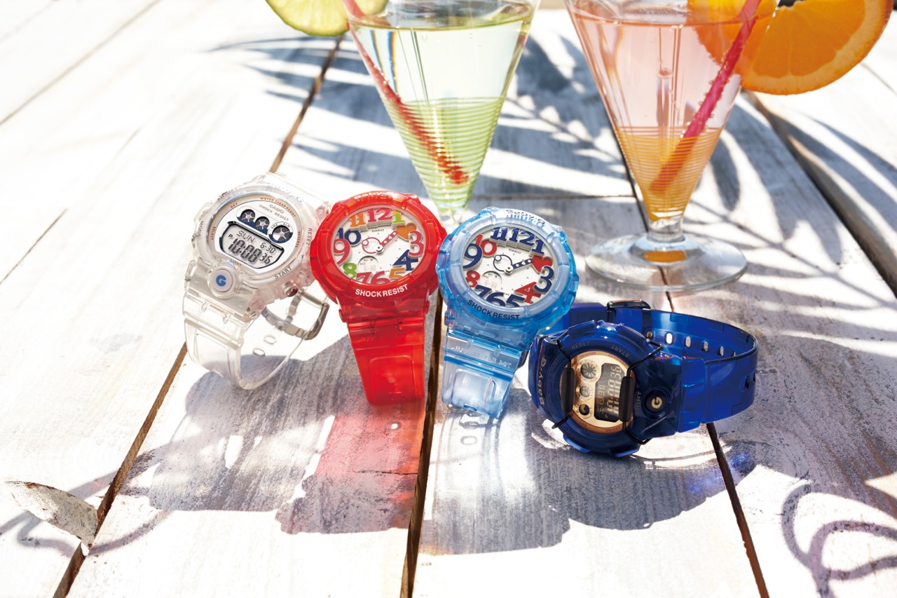 CASIO BABY-G นาฬิกาข้อมือ นาฬิกากันน้ำ นาฬิกาของแท้ ประกันศูนย์ CMG 1 ปี รุ่น BGA-131-4B นาฬิกาสีส้ม