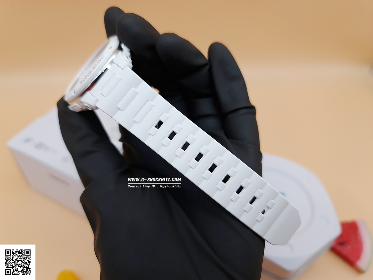 CASIO BABY-G นาฬิกาข้อมือ นาฬิกากันน้ำ นาฬิกาของแท้ ประกันศูนย์ CMG 1 ปี รุ่น BGA-150ST-7A นาฬิกาสีขาว