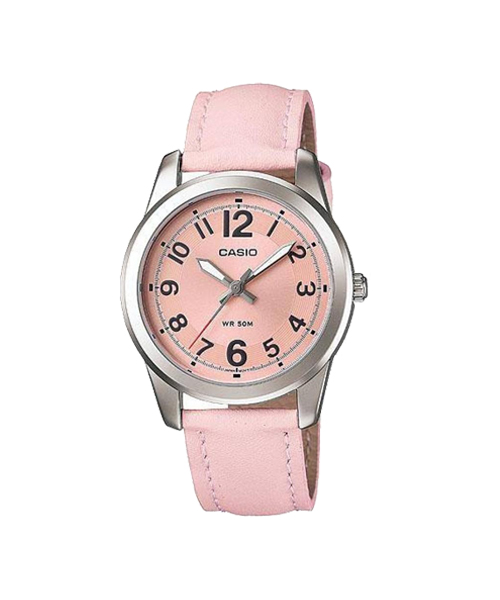CASIO นาฬิกาคาสิโอ นาฬิกาข้อมือ นาฬิกากันน้ำ นาฬิกาของแท้ ประกันศูนย์ CMG 1 ปี รุ่น LTP-1315L-5B นาฬิกาสีชมพู