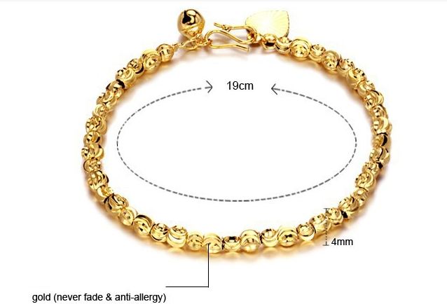 สร้อยข้อมือทอง สร้อยข้อมือ ออกงาน สร้อยข้อมือ ทอง 18 K ห้อยจี้ รูปใบไม้ ลายทอง เม็ดกลม โบราณ แบบสวย ใส่ออกงาน เครื่องประดับ สุดหรู 931107