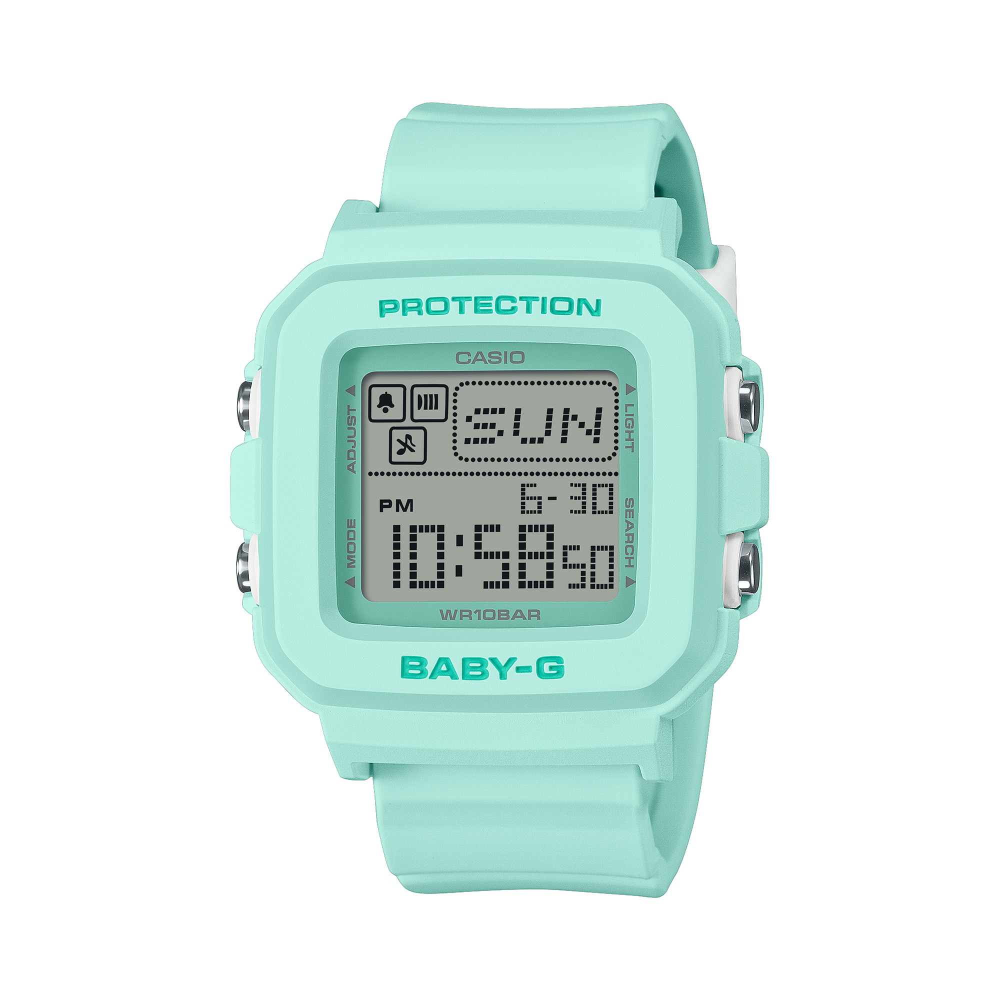 CASIO BABY-G นาฬิกาข้อมือ นาฬิกากันน้ำ นาฬิกาของแท้ ประกันศูนย์ CMG 1 ปี รุ่น BGD-10-3 นาฬิกาสีเขียว