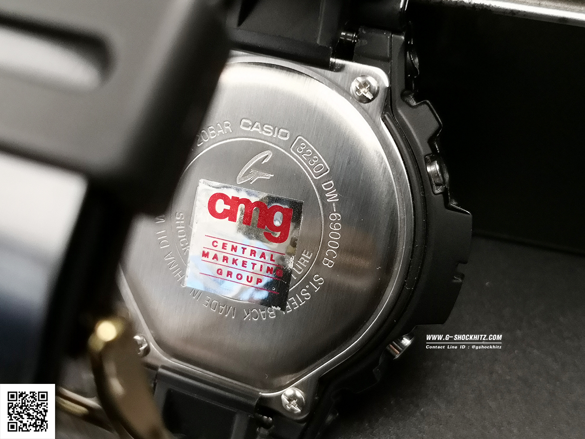 CASIO G-SHOCK นาฬิกาข้อมือ นาฬิกากันน้ำ นาฬิกาของแท้ ประกันศูนย์ CMG 1 ปี รุ่น DW-6900CB-1D นาฬิกาสีดำ