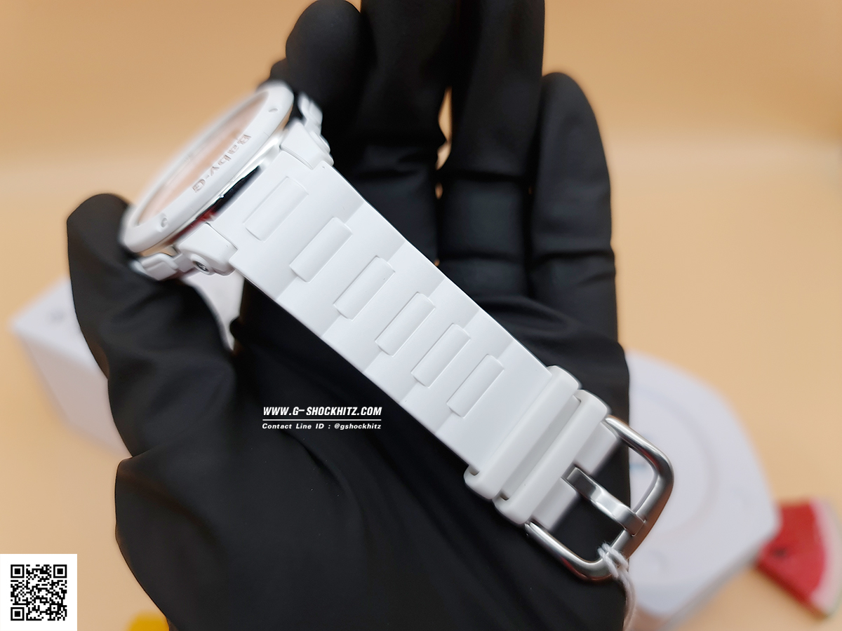 CASIO BABY-G นาฬิกาข้อมือ นาฬิกากันน้ำ นาฬิกาของแท้ ประกันศูนย์ CMG 1 ปี รุ่น BGA-150ST-7A นาฬิกาสีขาว